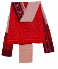 7144/95 A Sambalpuri Unstitched Cotton Salwar Suit Piece