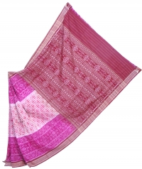 7444 ATASHI (F) Sambalpuri  Handwoven Cotton Saree