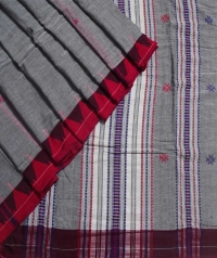 Gray kotpad handloom saree