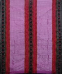 Ultra pink and black new sambalpuri silk saree