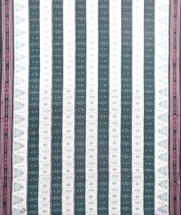 Green and black sambalpuri handloom cotton saree