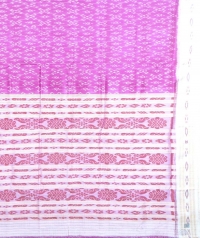 Purple and cream khandua  silk saree