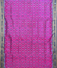 Purple and black khandua  silk saree