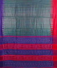 Multi colour handwoven tussar silk saree  