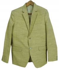 Yellow men tussar blazer