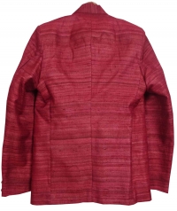 Maroon men tussar blazer