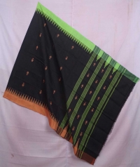 Black handwoven kotpad dupatta