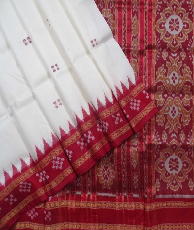 Royal Blue Handwoven Sambalpuri Pure Cotton Designer Saree Online  FABSA21042 FABANZA