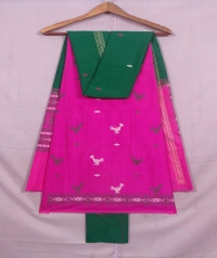 Pink and green bapta suit piece