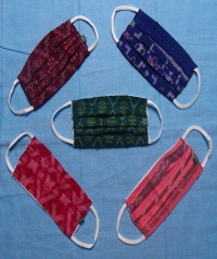 Sambalpuri handloom  mask set of 5 pieces