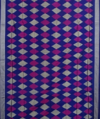 Multicolour handwoven sambalpuri silk saree