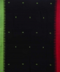 Black handwoven kotpad saree
