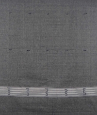 Black grey  handwoven cotton suit piece