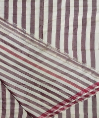 Beige maroon handwoven sambalpuri tussar silk joda