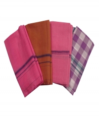 Handwoven gamucha set of 4 pieces
