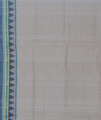 Tortilla brown handwoven dongria cotton saree