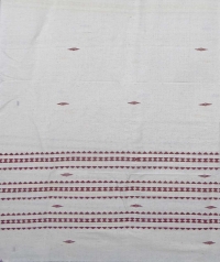 Offwhite handwoven kotpad stole