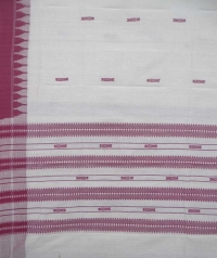 Offwhite maroon handwoven kotpad dupatta