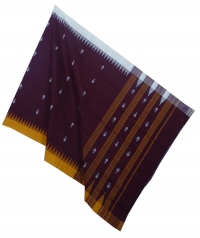 Maroon handwoven kotpad dupatta