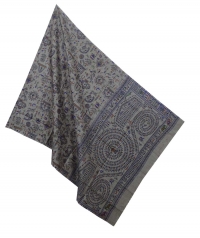 Multicolour  handwoven tussar dupatta