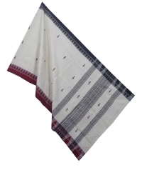 Offwhite  handwoven kotpad stole