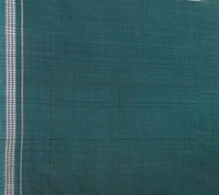 Maroon and green colour handwoven cotton saree