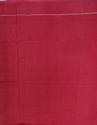  Black and red colour handwoven cotton saree