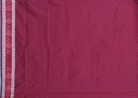 Sky and marron colour handwoven  silk saree