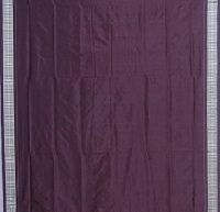  Traffic purple and chocolate colour handwoven silk saree