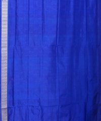 Pink blue colour handwoven silk saree