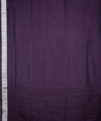 Gray beige brown colour handwoven Bomkei silk saree