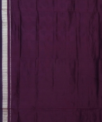 Gray green red colour handwoven Bomkei silk saree