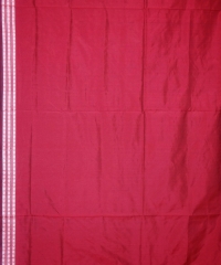 Maroon gray colour handwoven silk saree