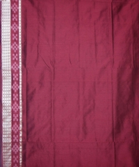 Navy blue maroon colour handwoven silk saree