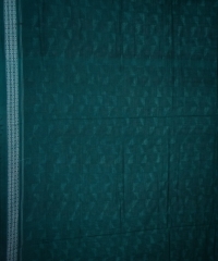 Pink gray green colour handwoven cotton saree