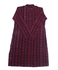 Dark Maroon colour handwoven punjabi