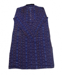 Navy blue colour handwoven punjabi