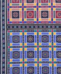 Multi colour handwoven cotton saree