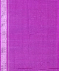 Black violet pink colour handwoven cotton saree