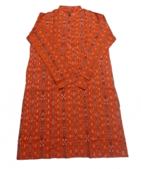 Orange colour handwoven punjabi