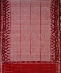 Watermelon red colour handwoven cotton gamuchha