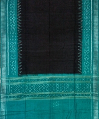 Black green colour handwoven cotton dupatta