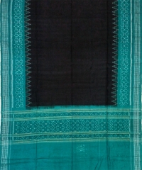 Black green colour handwoven cotton dupatta