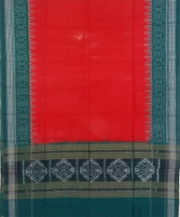 Red green colour handwoven cotton dupatta