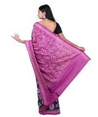  Prussian Pink  colour handwoven cotton saree