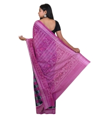 Pink green colour handwoven cotton saree