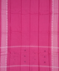 Navy blue pink colour handwoven cotton suit piece