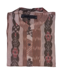 Cream colour handwoven cotton kurta