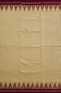 Peach maroon  colour handwoven cotton Joda