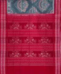 Sapphire colour handwoven cotton dupatta